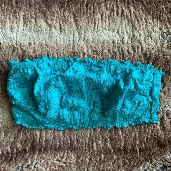 Cosabella Never Say Never Bandeau Bra Flirtie Bright Teal - Picture 1 of 5